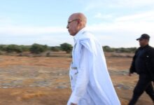 صورة رئيس الجمهورية يتفقد الطريق الرابط بين آمرج وعدل بكرو