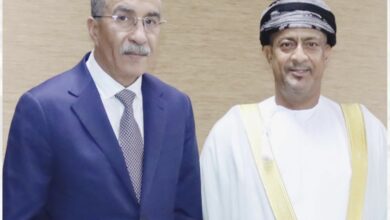 صورة المدير العام للأمن الوطني يستقبل سفير سلطنة عمان المعتمد لدى بلادنا