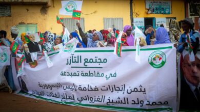 صورة تمبدغه: استقبال شعبي واسع لفخامة رئيس الجمهورية من طرف مجتمع “التآزر”