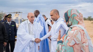 صورة جيكني: استقبال شعبي لفخامة رئيس الجمهورية من طرف مجتمع “التآزر”