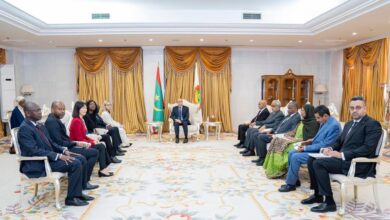 صورة رئيس الجمهورية يستقبل وفدا من البنك الدولي