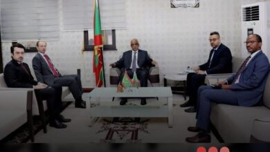 صورة وزير الشؤون الاقتصادية يستقبل السفير الإسباني المعتمد لدي موريتانيا