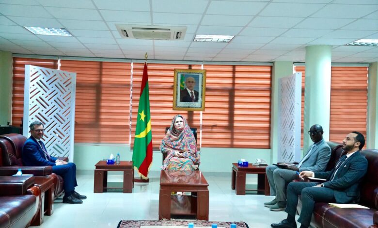 صورة وزيرة التجارة والسياحة تبحث مع السفير الفرنسي تعزيز التعاون الثنائي