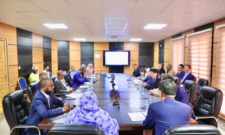 صورة جهة نواكشوط تستقبل وفدًا صينيًا رفيع المستوى من إقليم اكْوانزو