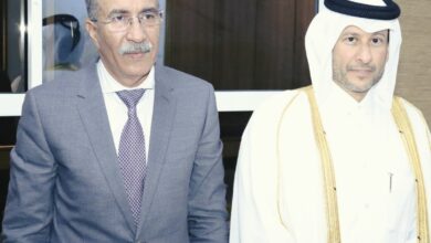 صورة المدير العام للأمن الوطني  يستقبل سفير دولة قطر في بلادنا