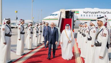 صورة رئيس الجمهورية يصل الدوحة للمشاركة في منتدى الدوحة 2025