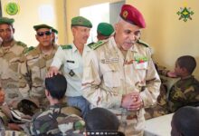 صورة قائد الأركان العامة للجيوش المساعد يتفقد الثانوية العسكرية بنواكشوط