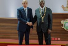 صورة رئيس غزواني يشارك في تنصيب الحسن واتارا رئيسا لجمهورية كوت ديفوار