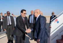 صورة رئيس الجمهورية يعود إلى نواكشوط قادما من أبيدجان بعد مشاركته في مراسم تنصيب رئيس الحسن واتارا