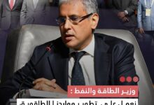 صورة وزير الطاقة والنفط نعمل على تطوير مواردنا الطاقوية وتطوير شبكات الكهرباء وخلق البيئة المناسبة للصناعات التحويلية