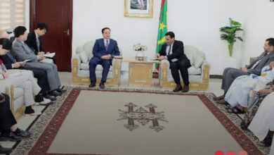 صورة الوزير الأول يستقبل وفدا من الحزب الشيوعي الصيني في نواكشوط