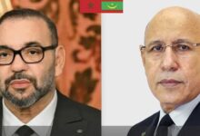 صورة رئيس الجمهورية يعزي جلالة ملك المغرب في ضحايا الأمطار الغزيرة والفيضانات التي تعرضت لها مدينة آسفي