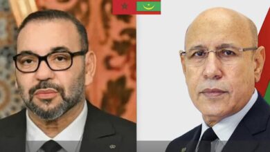 صورة رئيس الجمهورية يعزي جلالة ملك المغرب في ضحايا الأمطار الغزيرة والفيضانات التي تعرضت لها مدينة آسفي