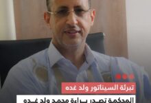 صورة المحكمة تصدر براءة محمد ولد غده من التهم الموجهة إليه في ملف شركة BIS-TP