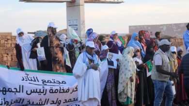 صورة وادان: مجتمع “التآزر” يعبّر عن امتنانه لفخامة رئيس الجمهورية في استقبال شعبي مميّز