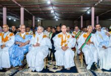 صورة رئيس الجمهورية يشرف على انطلاق السهرة الثقافية الأولى من النسخة الرابعة عشرة لمهرجان مدائن التراث في وادان