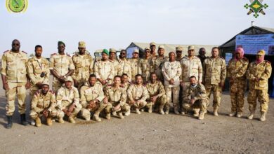 صورة اختتام نشاطات المستشفى العسكري الميداني بمدينة لكران