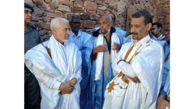 صورة وزير الثقافة والفنون يؤدي زيارة للمسجد العتيق والمكتبات ودار تيشيت بوادان