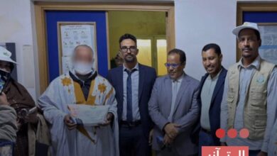 صورة التآزر تقدم دعماً مالياً لأسرة متضررة من حريق مأساوي في أعوينات أزبل