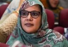 صورة انتخاب لالة الرشيد صالح عضوا في المجلس السياسي لحزب الإنصاف