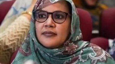 صورة انتخاب لالة الرشيد صالح عضوا في المجلس السياسي لحزب الإنصاف