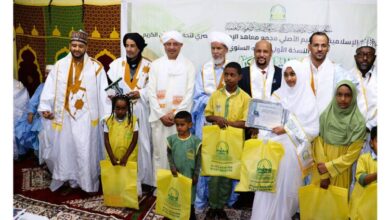 صورة الأمين العام لوزارة الشؤون الإسلامية يشرف على تكريم مجموعة من حفظة كتاب الله