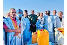 صورة مفوضية الأمن الغذائي تقدم مساعدات لمتضررين من حريق منزل بعوينات ازبل