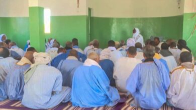 صورة تدشين أول مسجد بقرية “المحمدية” بمقاطعة النعمة