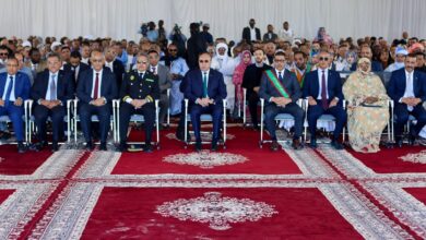 صورة رئيس الجمهورية يشرف على تدشين مشاريع تنموية حيوية في نواذيبو