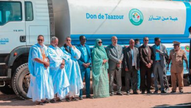 صورة التآزر تدعم بلديات نواكشوط الشمالية بشاحنات نقل المياه الصالحة للشرب
