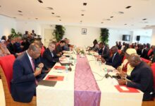 صورة ولد اجاي وسونكو يترأسان جلسة عمل لتعزيز الشراكة الموريتانية  السنغالية