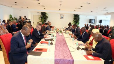 صورة ولد اجاي وسونكو يترأسان جلسة عمل لتعزيز الشراكة الموريتانية  السنغالية