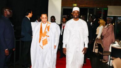 صورة الوزير الأول السنغالي يقيم حفل عشاء على شرف الوفد الموريتاني