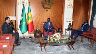 صورة الرئيس السنغالي يستقبل الوزير الأول