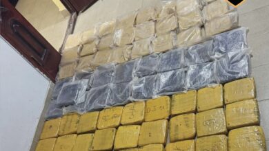 صورة الشرطة الوطنية: تفكيك عصابة تمتهن تهريب وبيع المخدرات