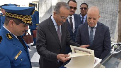 صورة مدير الأمن الوطني يجري مباحثات مع نظيره الجزائري