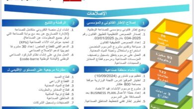 صورة المديرية العامة للصناعة بوزارة المعادن والصناعة تكشف عن إنجازاتها خلال عام 2025