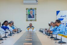 صورة رئيس حزب الإنصاف يلتقي باتحادي الحزب على المستوى الوطني