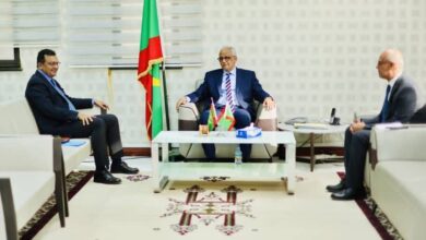 صورة وزير الشؤون الاقتصادية يبحث آفاق التعاون مع ممثل اليونيسف في موريتانيا