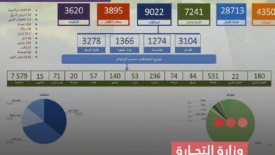 صورة وزارة التجارة تنشر حصيلة عمل فرق حماية المستهلك خلال 2025