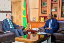 صورة وزير العدل يستقبل سفير إسبانيا في موريتانيا