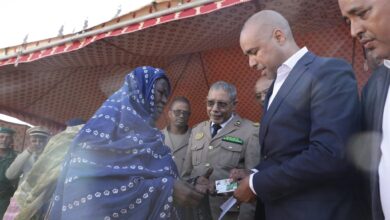 صورة التآزر: تطلق حزمة مشاريع تنموية بالحوض الشرقي بأكثر من 2..3 مليار أوقية