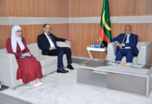 صورة رئيس الجمعية الوطنية يستقبل سفير الجمهورية الجزائرية الديمقراطية الشعبية المعتمد لدى موريتانيا