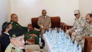 صورة المدير العام للأمن الوطني يقوم بزيارة تفقدية إلى عبارة روصو ( المعبر الحدودي)