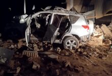 صورة حادث سير غرب مدينة مكطع لحجار يخلف حالة وفاة وإصابتين في حالة حرجة