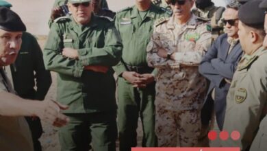 صورة مدير الأمن الوطني : يواصل زيارة الميدانية للمعابر الحدودية