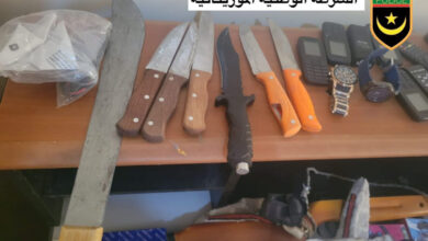 صورة الشرطة تفكك عصابة سرقة مسلحة بتوجنين وتوقف 8 مشتبه بهم