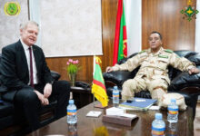 صورة قائد الأركان العامة للجيوش يستقبل السفير الألماني