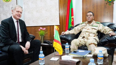 صورة قائد الأركان العامة للجيوش يستقبل السفير الألماني