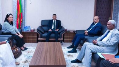 صورة وزير الشؤون الإسلامية يستقبل ممثلة مكتب الأمم المتحدة المعني بالمخدرات والجريمة